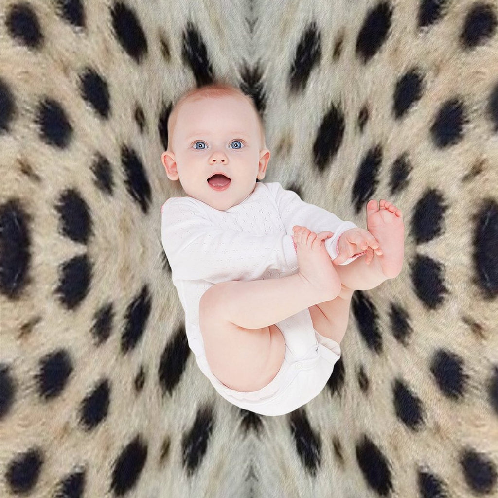 BIG KITTY CAT ~rOaR!~ Cheetah Print Wild Jungle Animal Serengeti Safari Machine-washable Throw Blanket