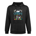 Cruising Into My 21 Year Old Birthday Party 21st Cruise Trip Adjustable Hood Hoodie
