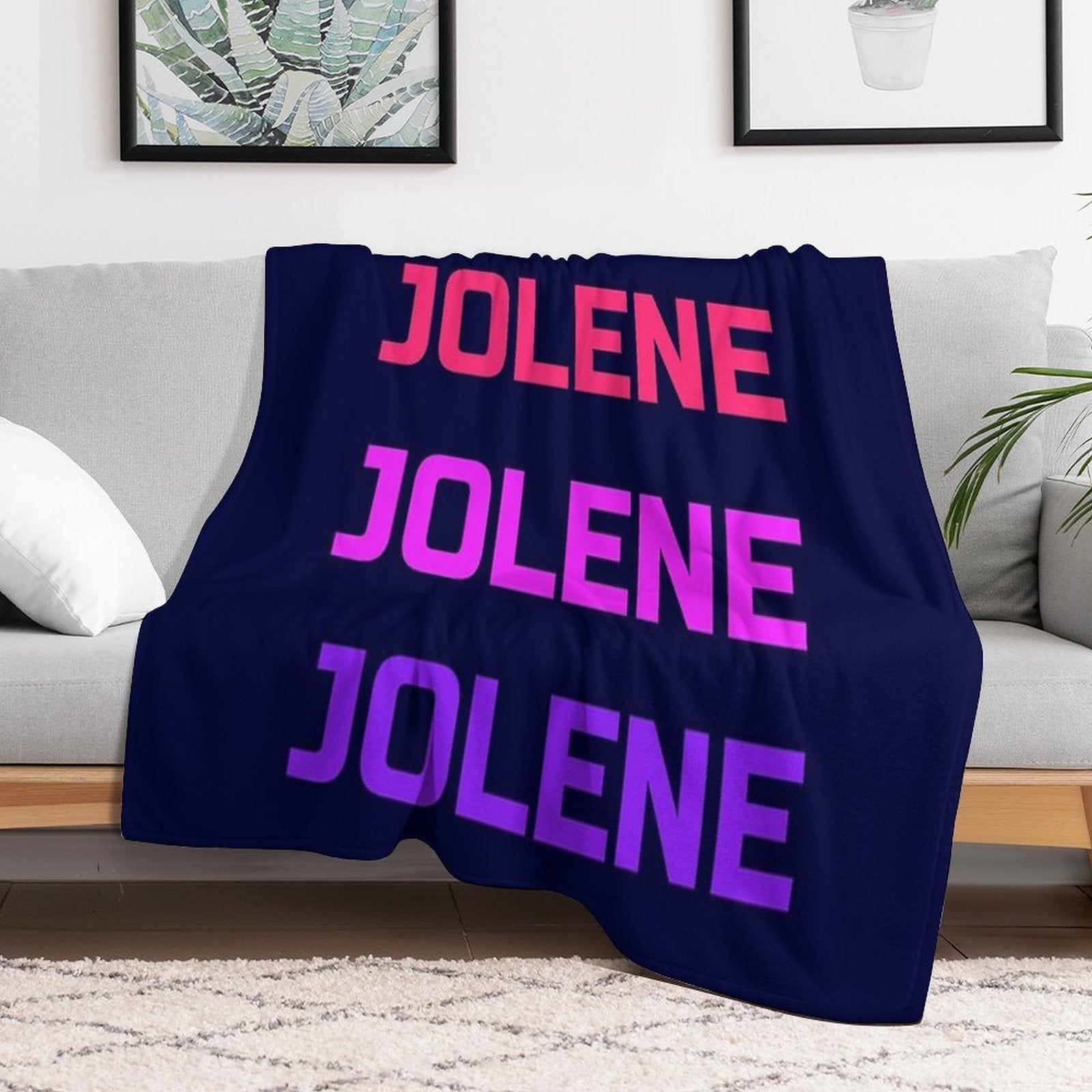 Jolene Retro 80s Versatility Throw Blanket
