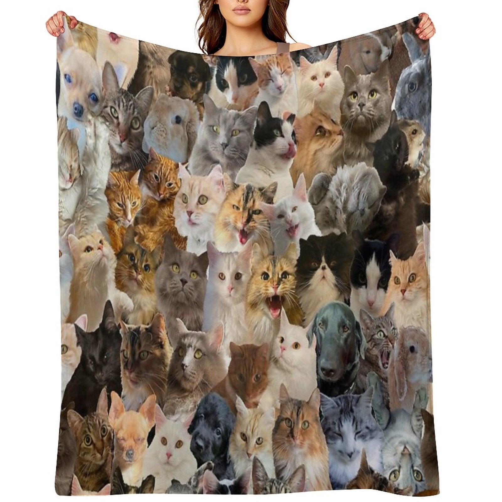 Cuteness Overload Wrinkle-free Throw Blanket
