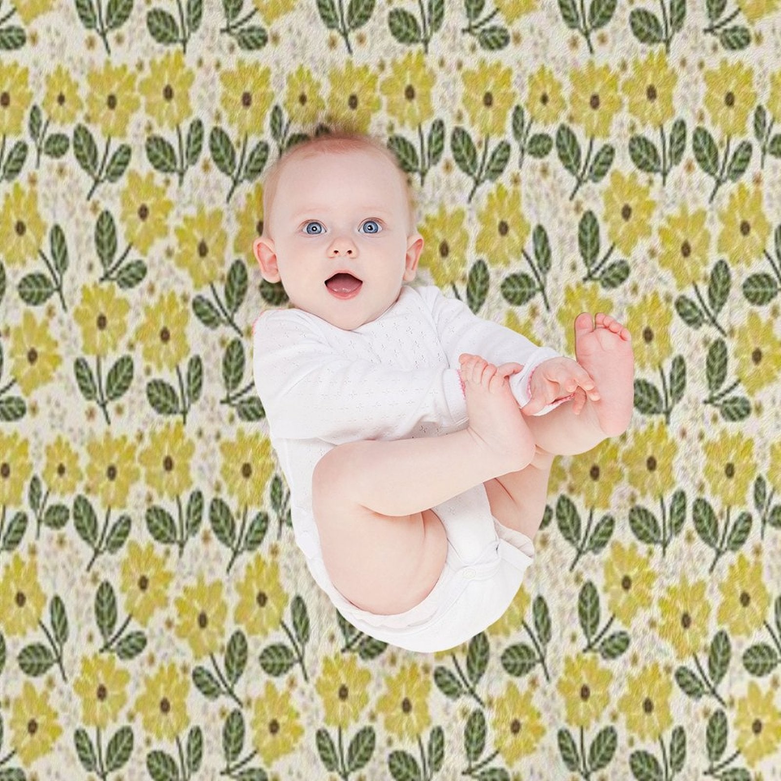 Golden Bloom All-season Throw Blanket