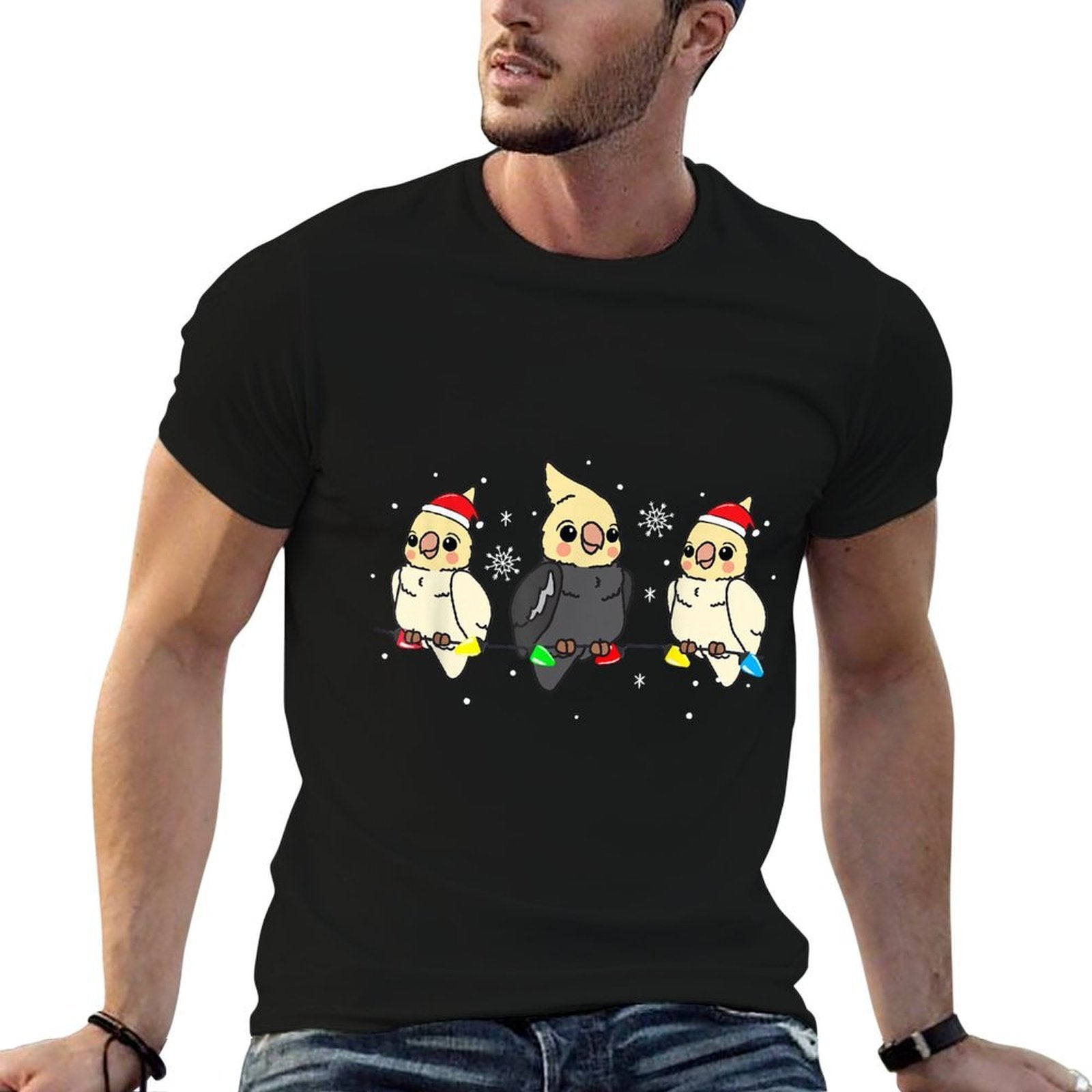 Cockatiel Bird Christmas Funny Gift  Classic T-Shirt