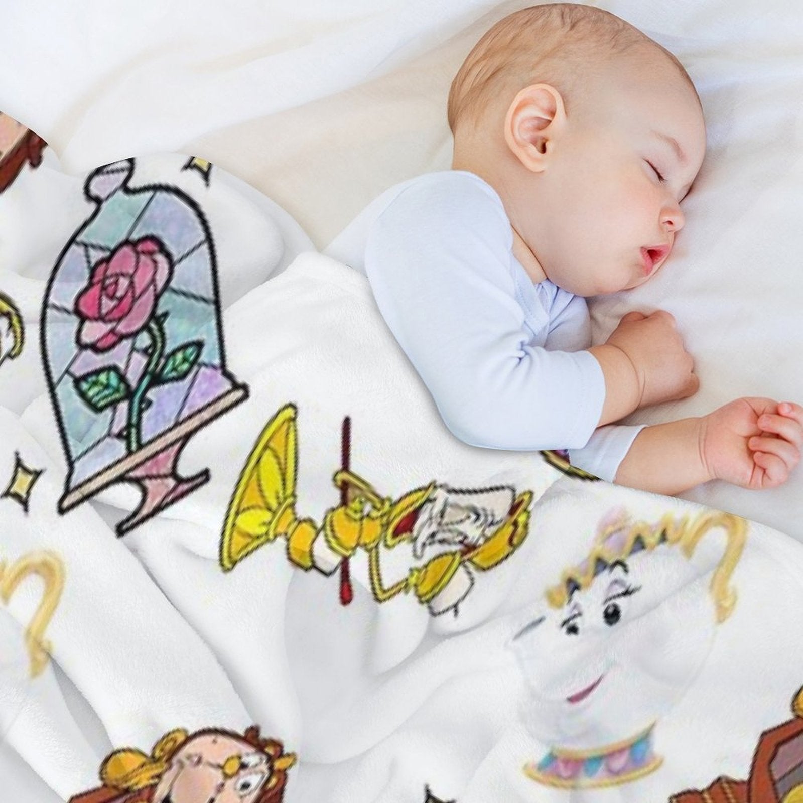 Beauty Plush Throw Blanket