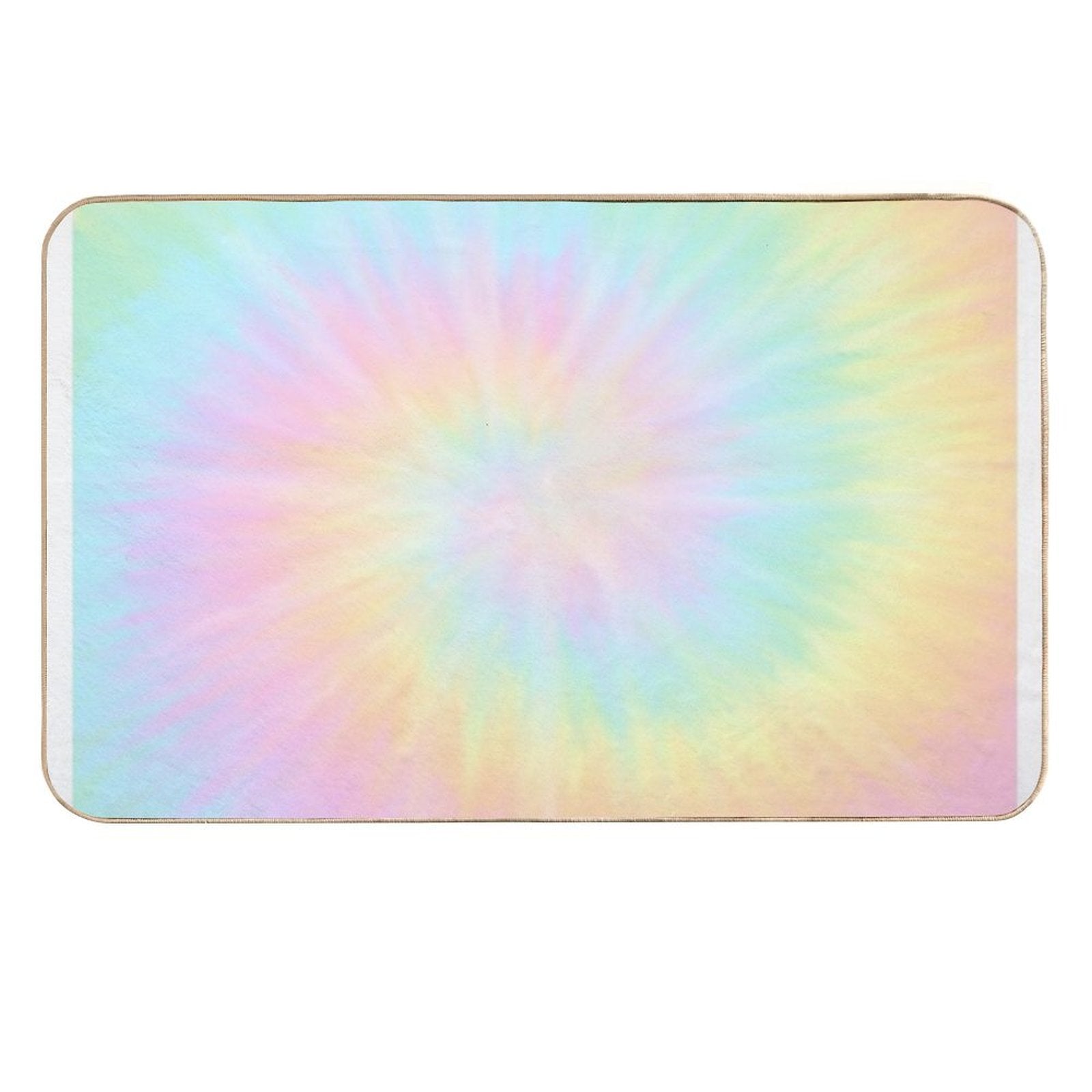 Tie Dye Pastel Wallpaper  Easy To Clean Bath Mat