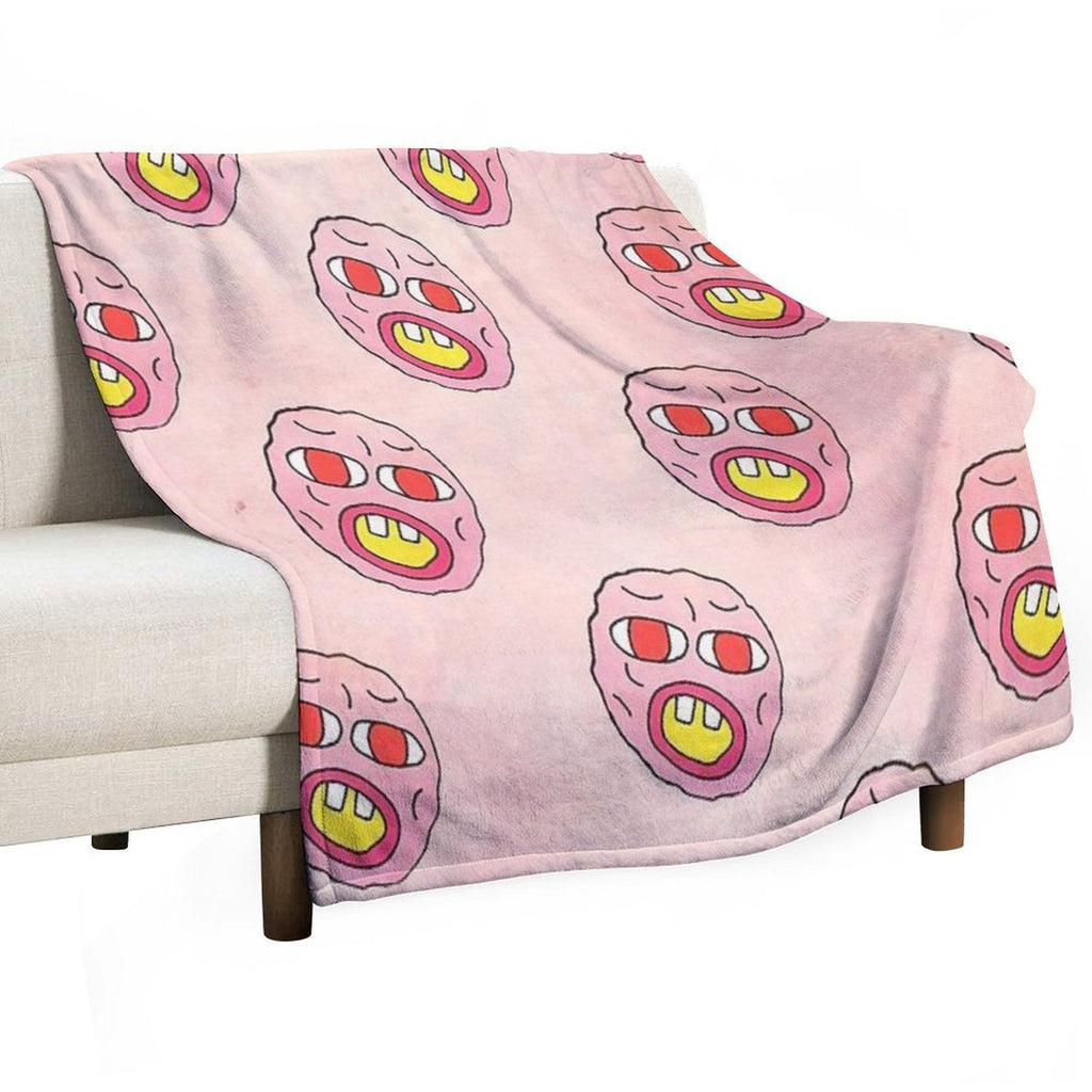 Collage Tyler Cherry Plush Throw Blanket