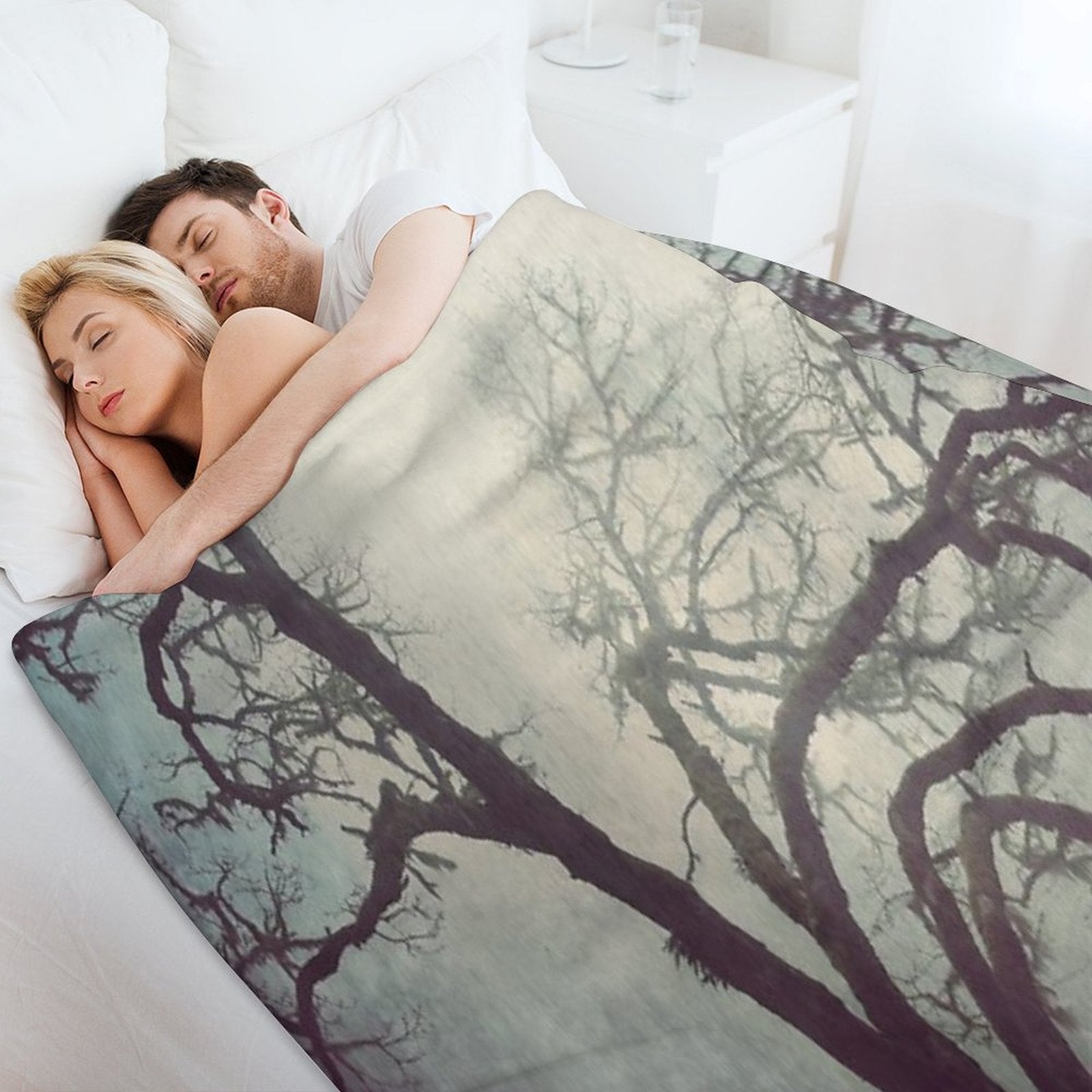 Silent Anticipation Velvety-soft Throw Blanket