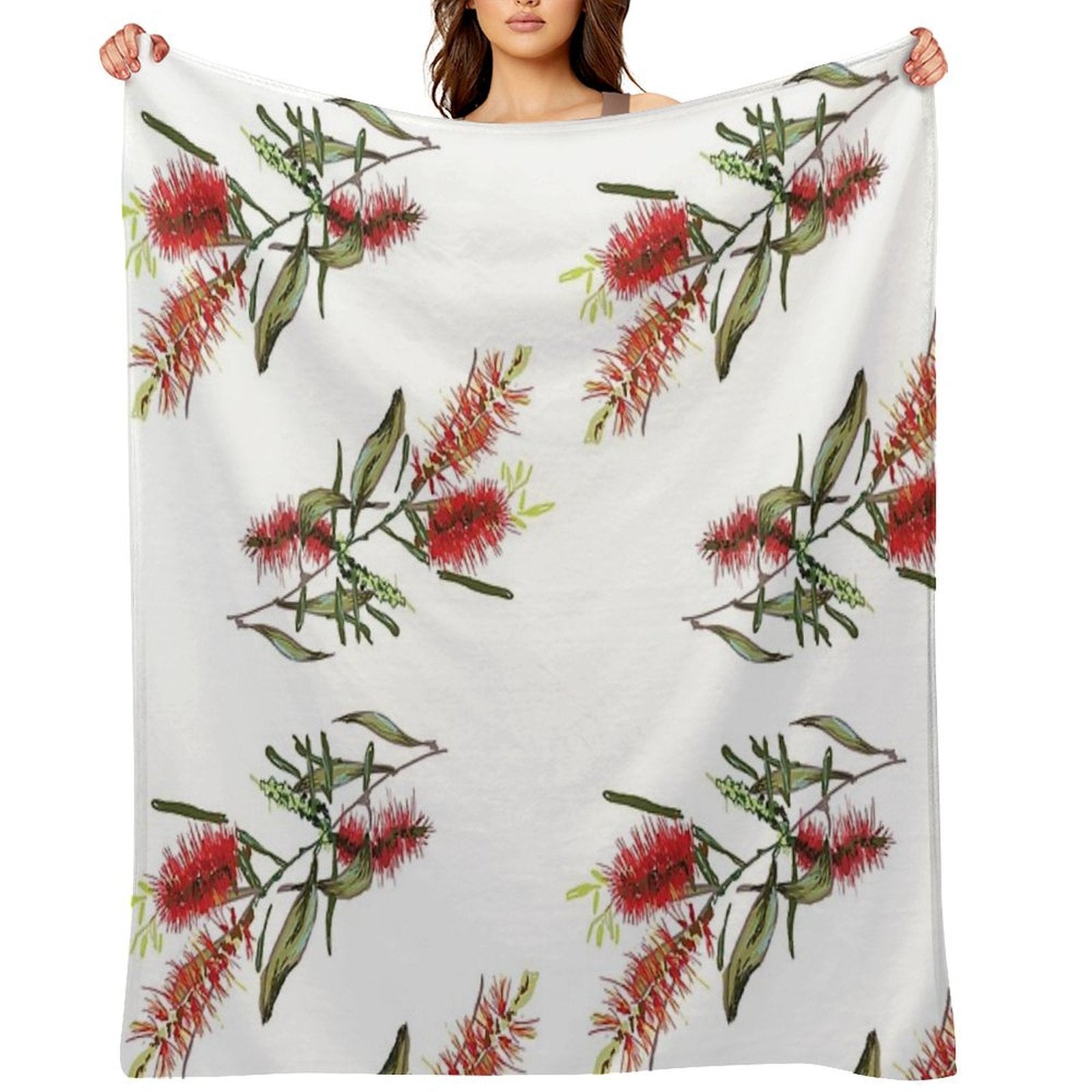 Callistemon Easy Care Throw Blanket