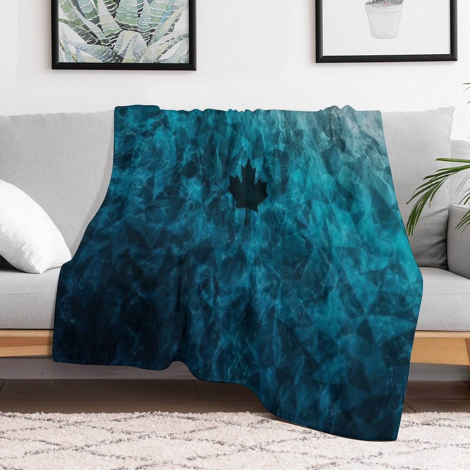 Black Ice - JTF2  [Roufxs-RB] Plush Throw Blanket