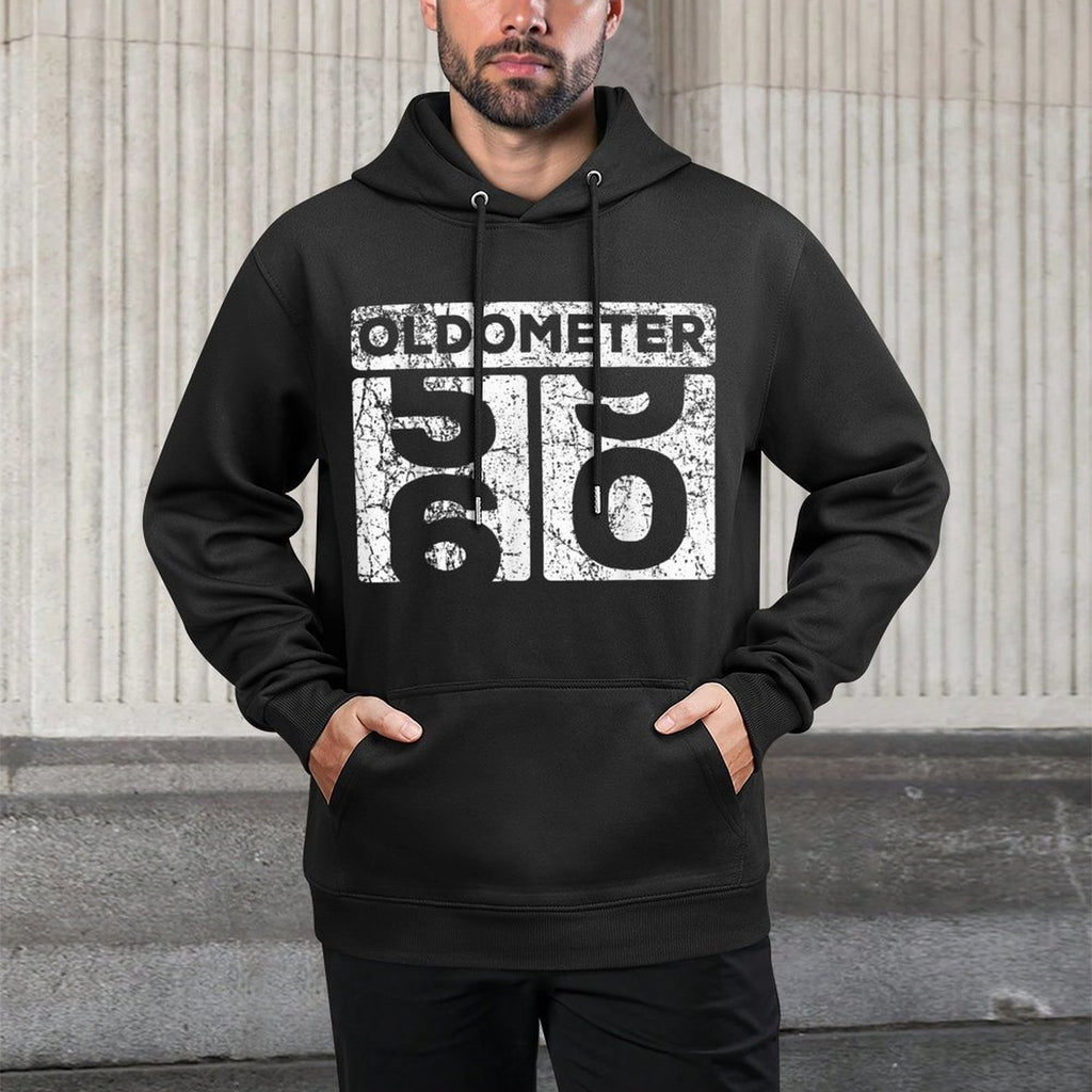 Oldometer 59-60 Car Odometer Funny 60th Birthday Breathable Fabric Hoodie