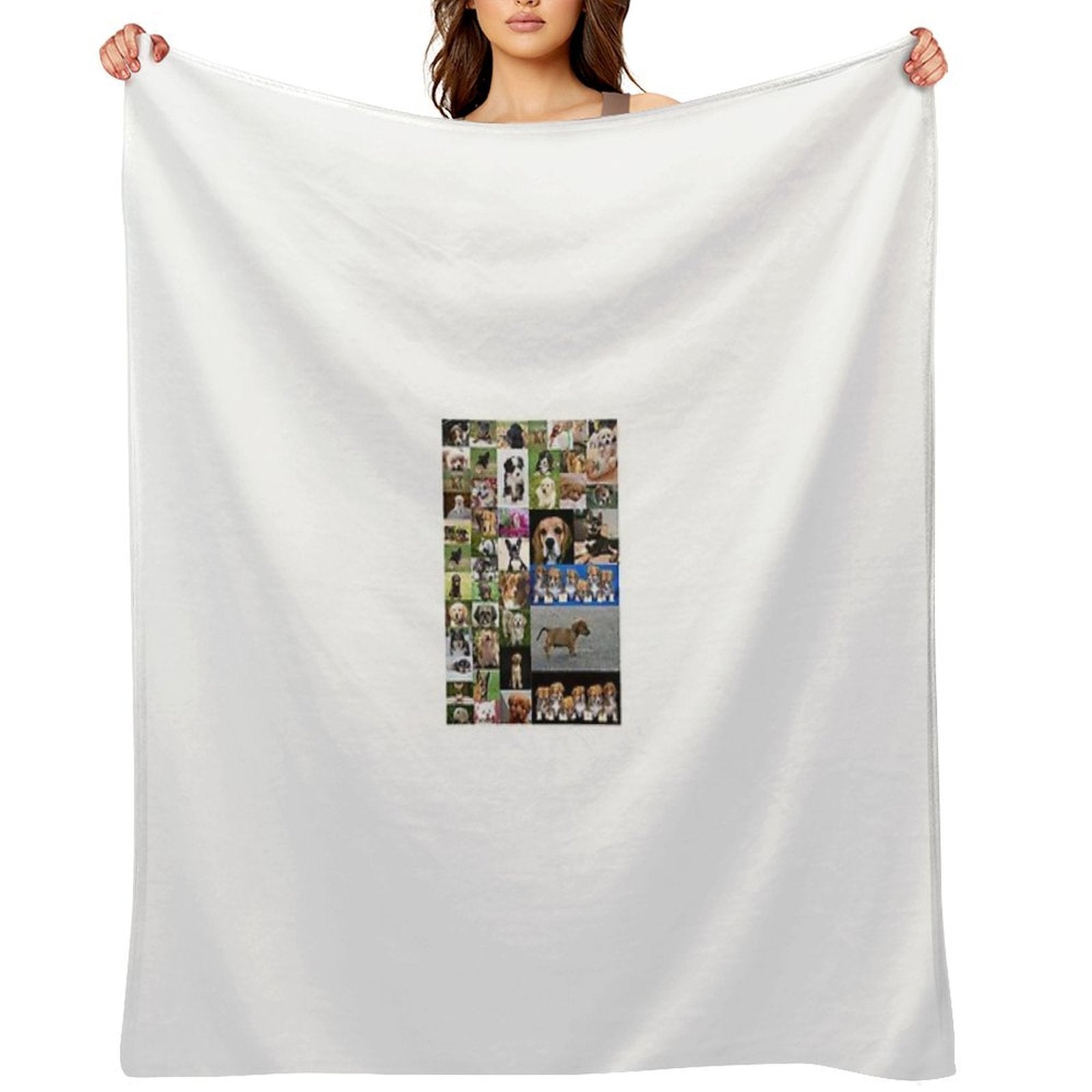 Dogs Travel-friendly Throw Blanket