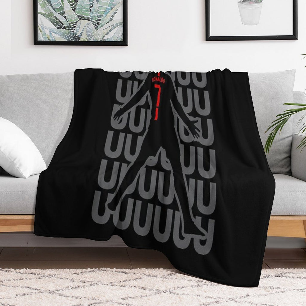 Cristiano Ronaldo 7 Travel-friendly Throw Blanket