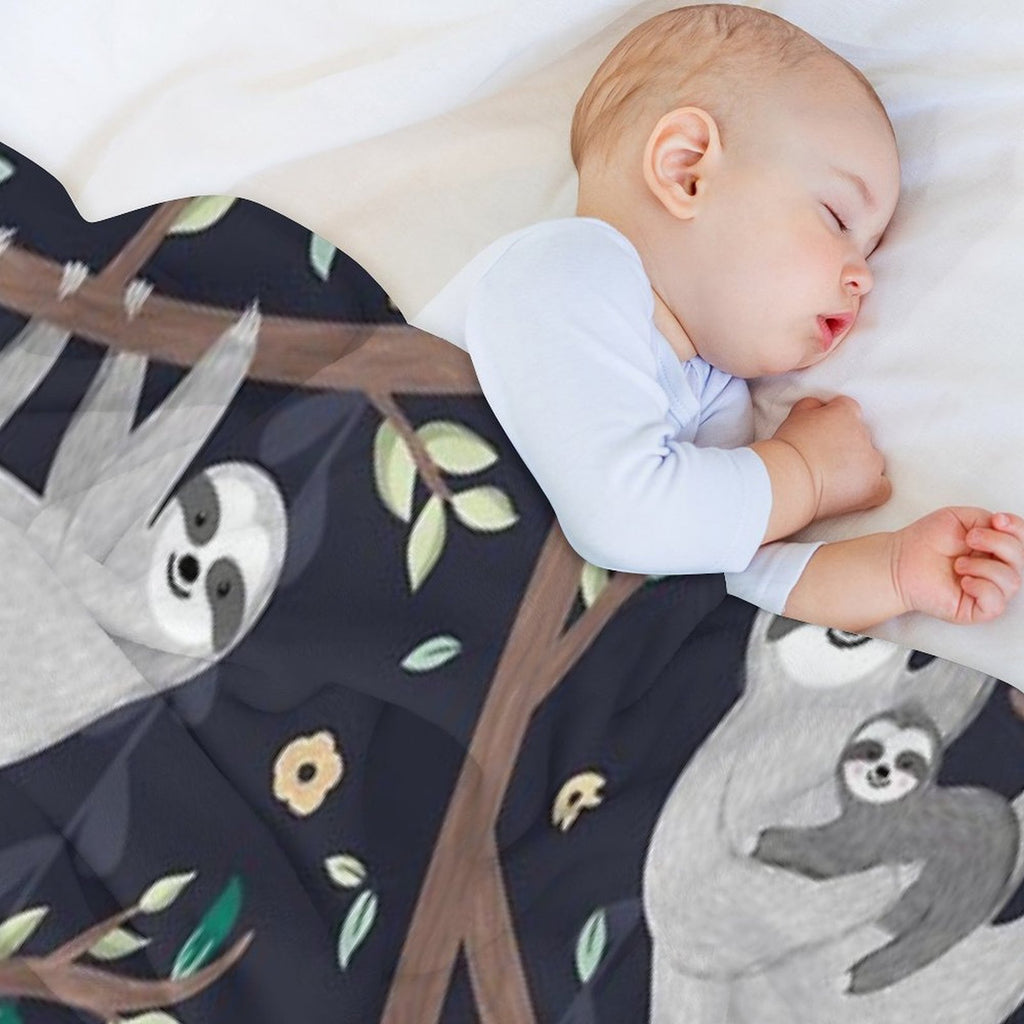 Cute Sloths Premium Throw Blanket