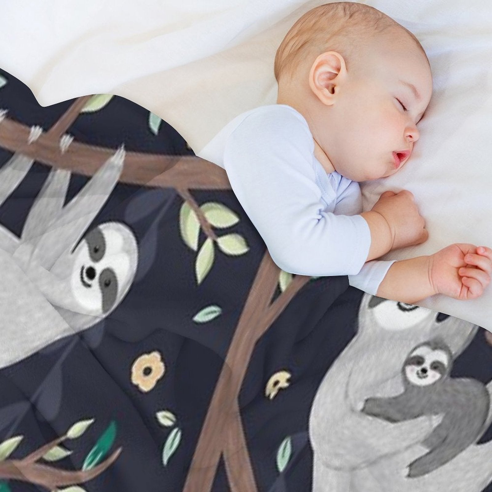 Cute Sloths Premium Throw Blanket
