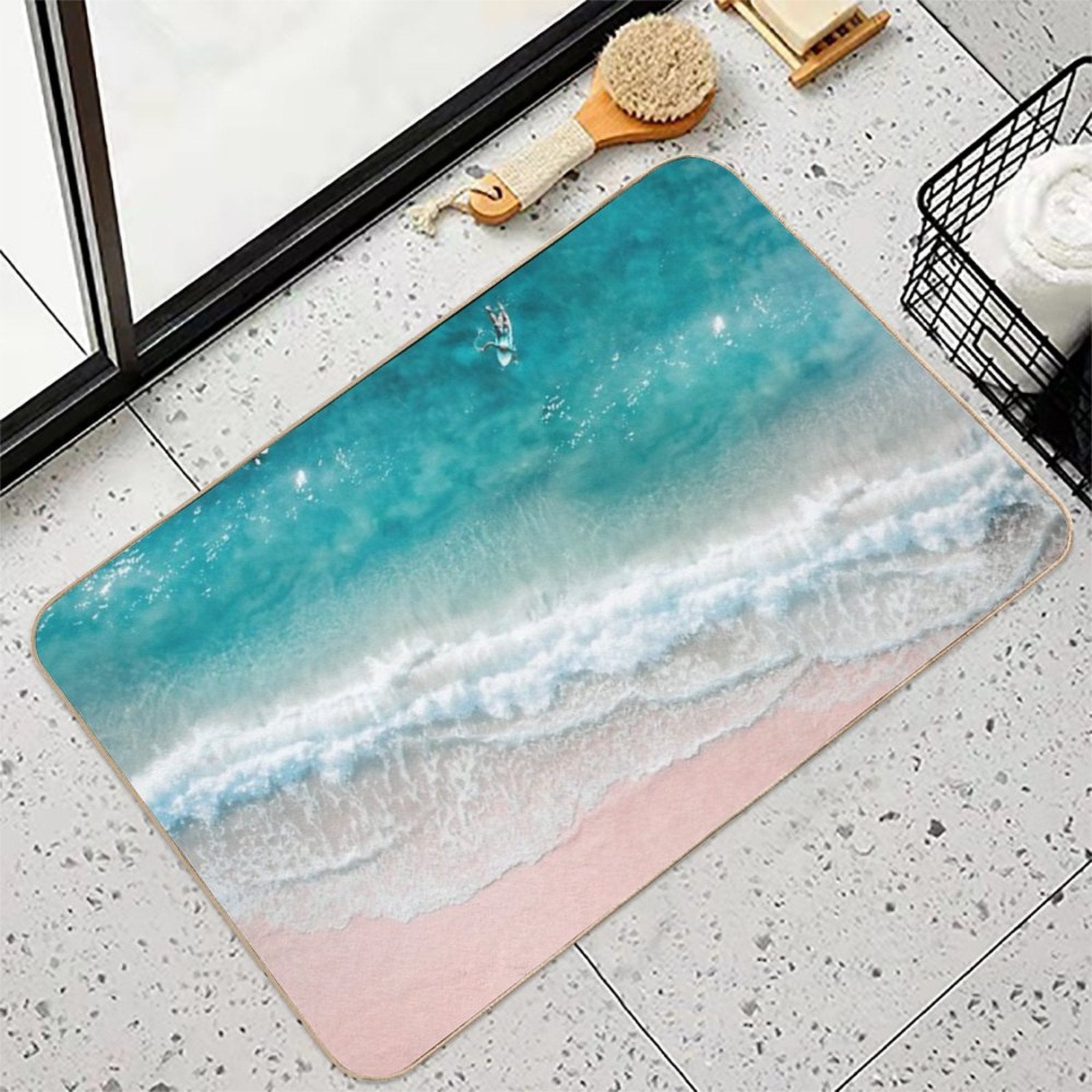 Summer Beach  Versatile Bath Mat