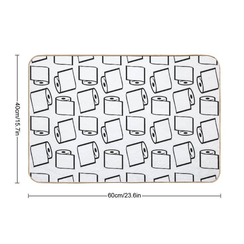 Toilet Paper  Slip-Resistant Bath Mat
