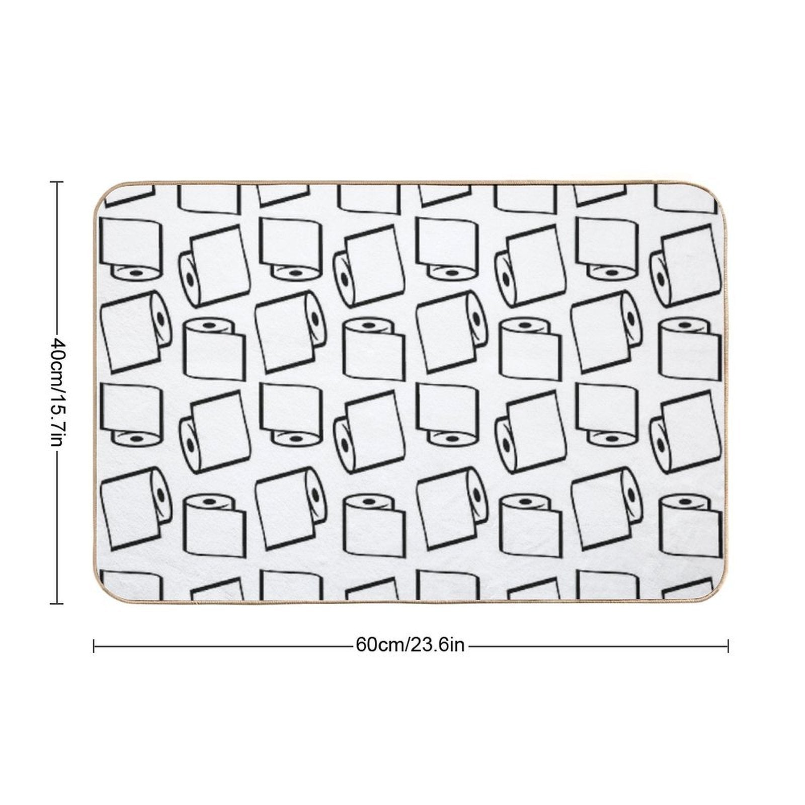 Toilet Paper  Slip-Resistant Bath Mat