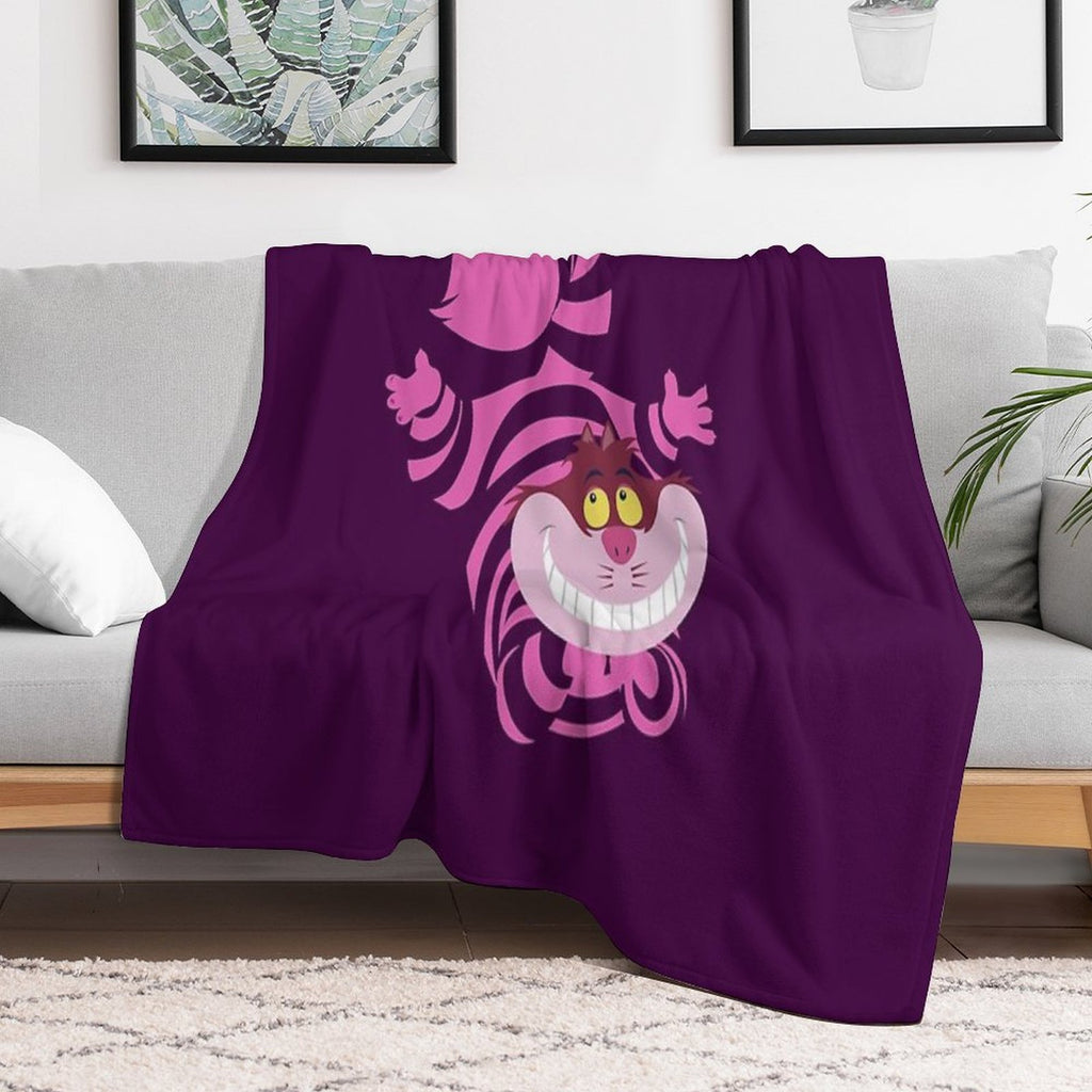 De-Su Art - Cheshire The Cat Sustainable Throw Blanket