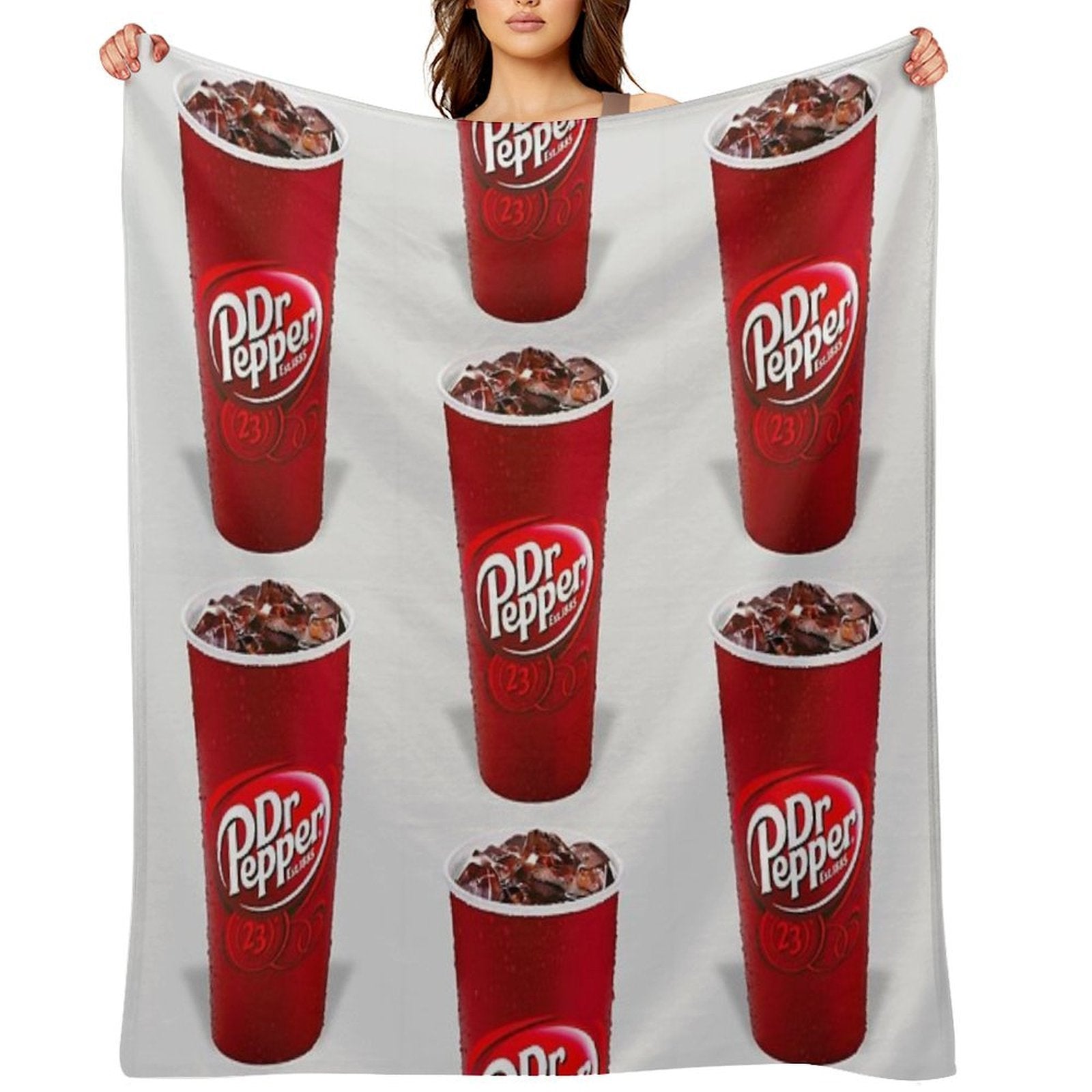 Dr Pepper Multi-functional Throw Blanket