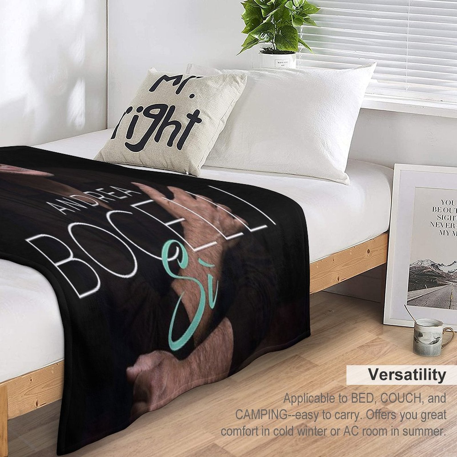 Andrea Bocelli Si Lightweight Throw Blanket