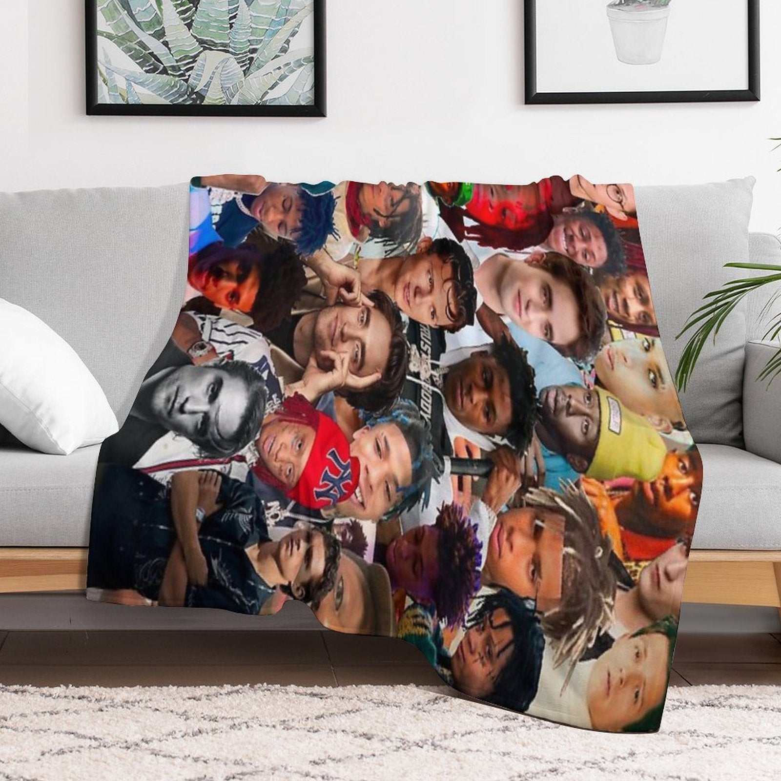 Georgia’s Custom Design Sustainable Throw Blanket