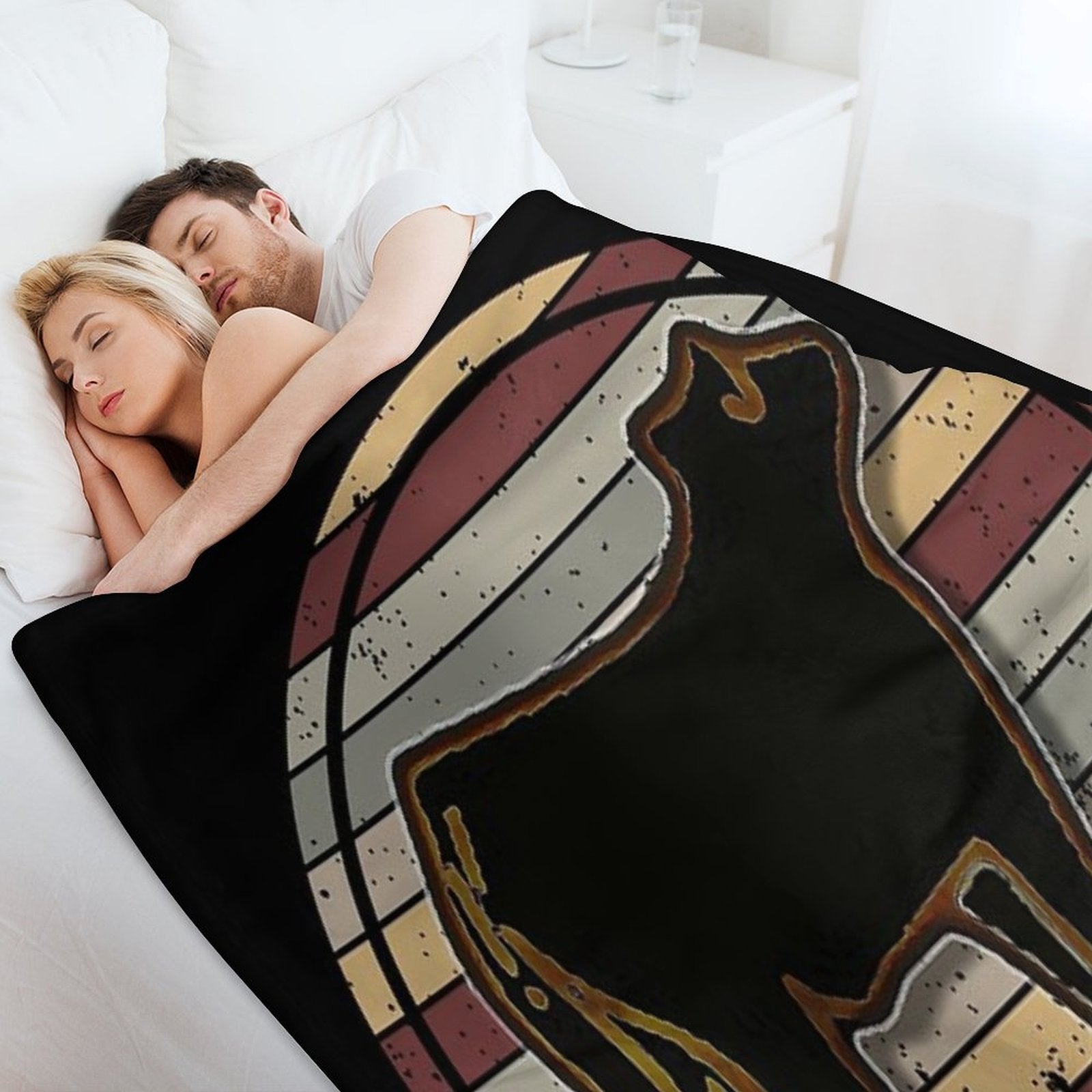 Livestock Show Steers - Market Steer Anti-pilling Throw Blanket