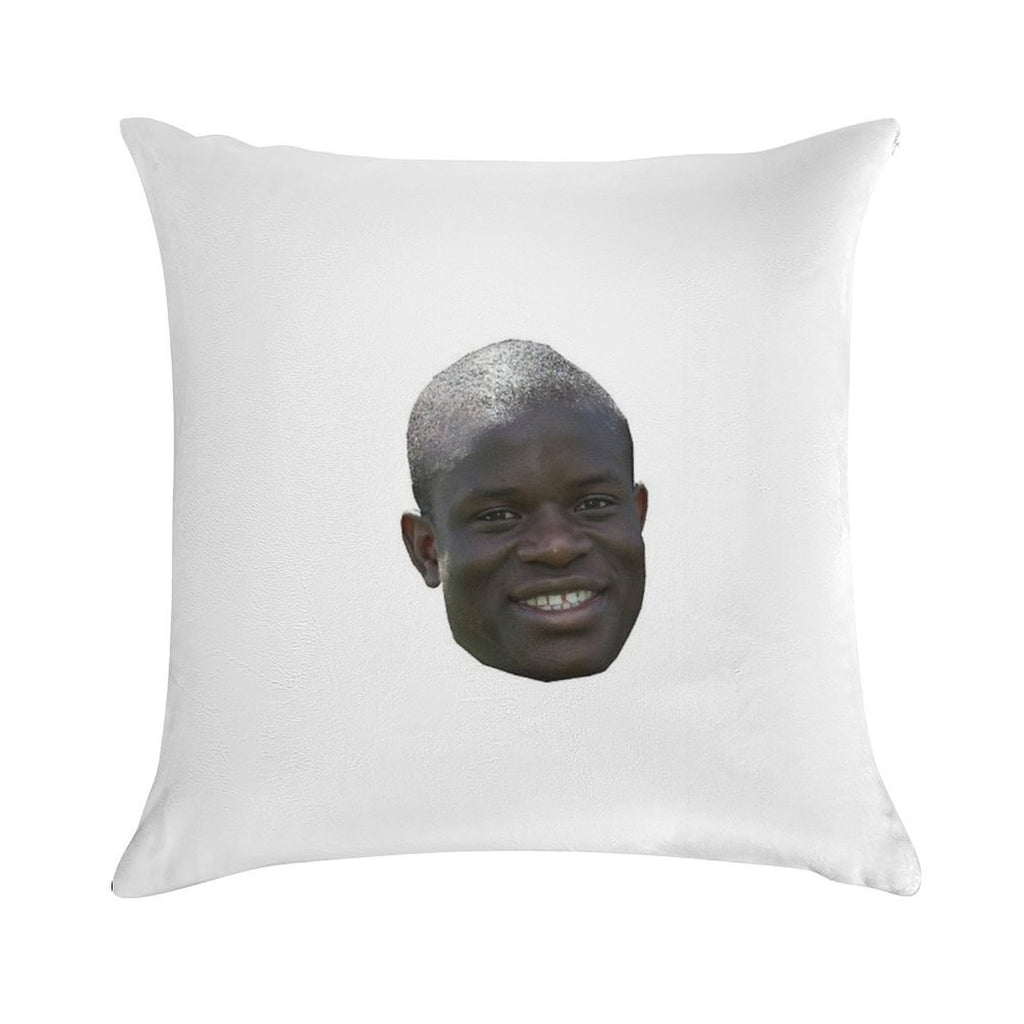 N'golo Kante Head Soft Bedroom Essential Throw Pillow