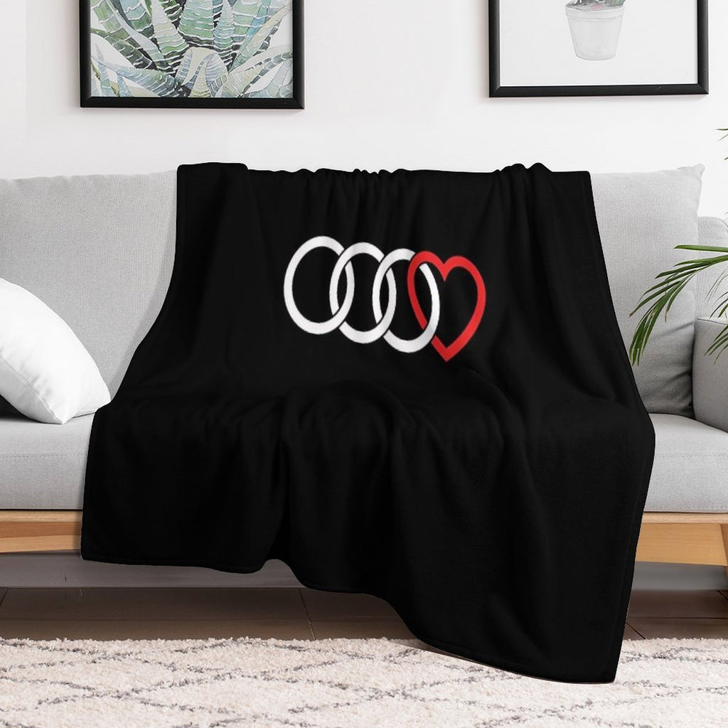 Audi Love (Dark) Compact Throw Blanket