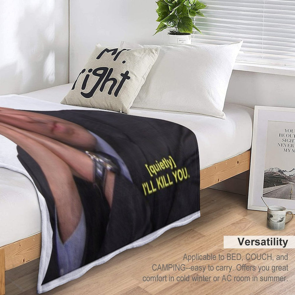 I'll Kill You Shrink-resistant Throw Blanket