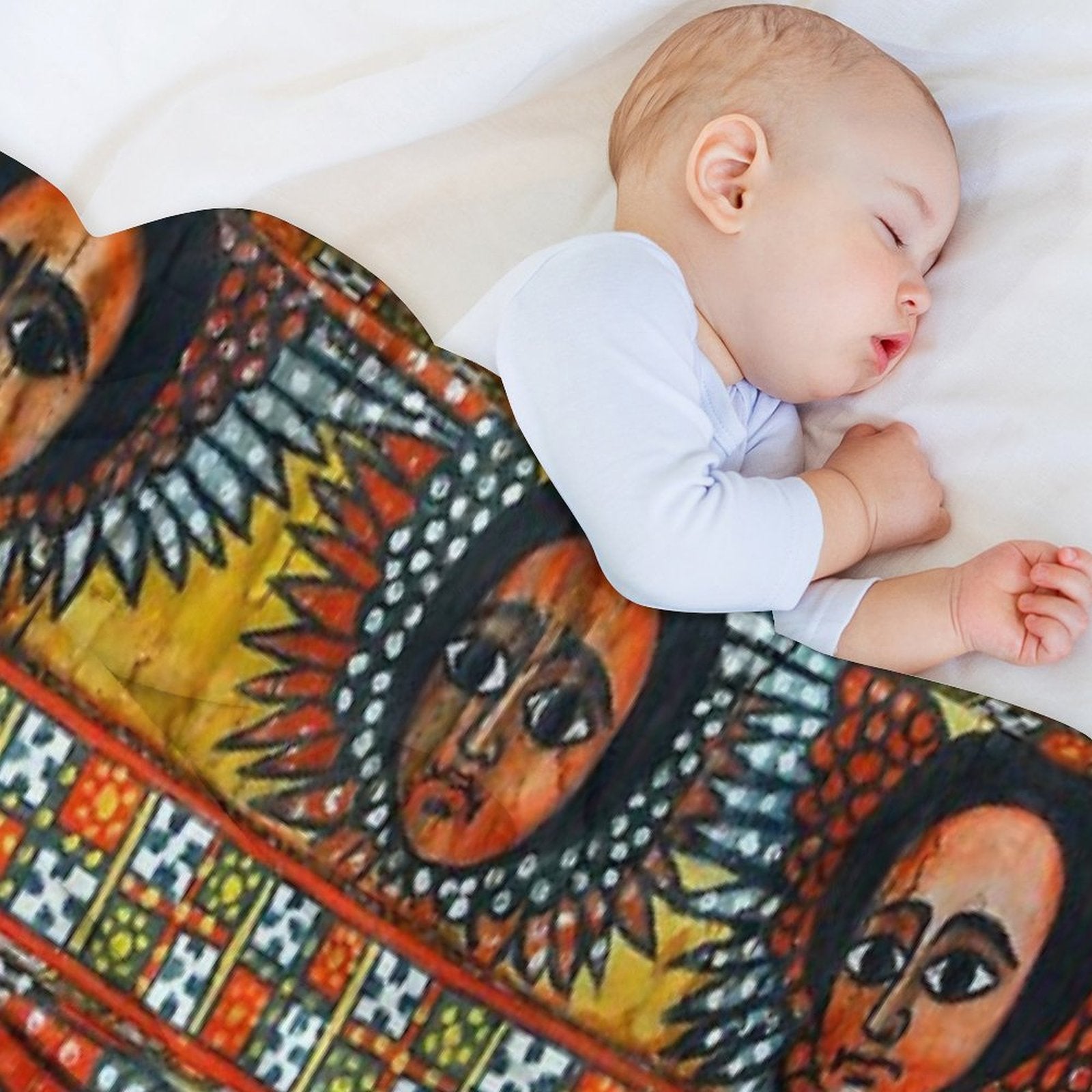 Ethiopian ሐበሻ Anti-pilling Throw Blanket