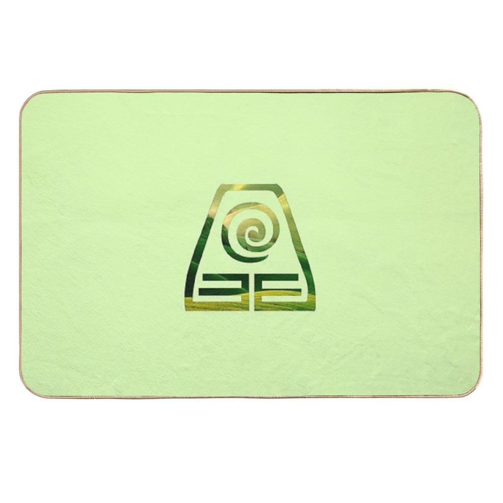 Earthbending Logo (Avatar The Last Airbender)  Versatile Bath Mat