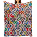 Patchwork Lightweight Throw Blanket