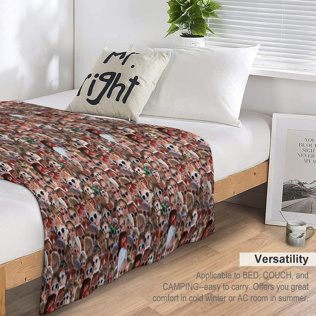 Lewis Capaldi Collage Repeat Print Anti-pilling Throw Blanket