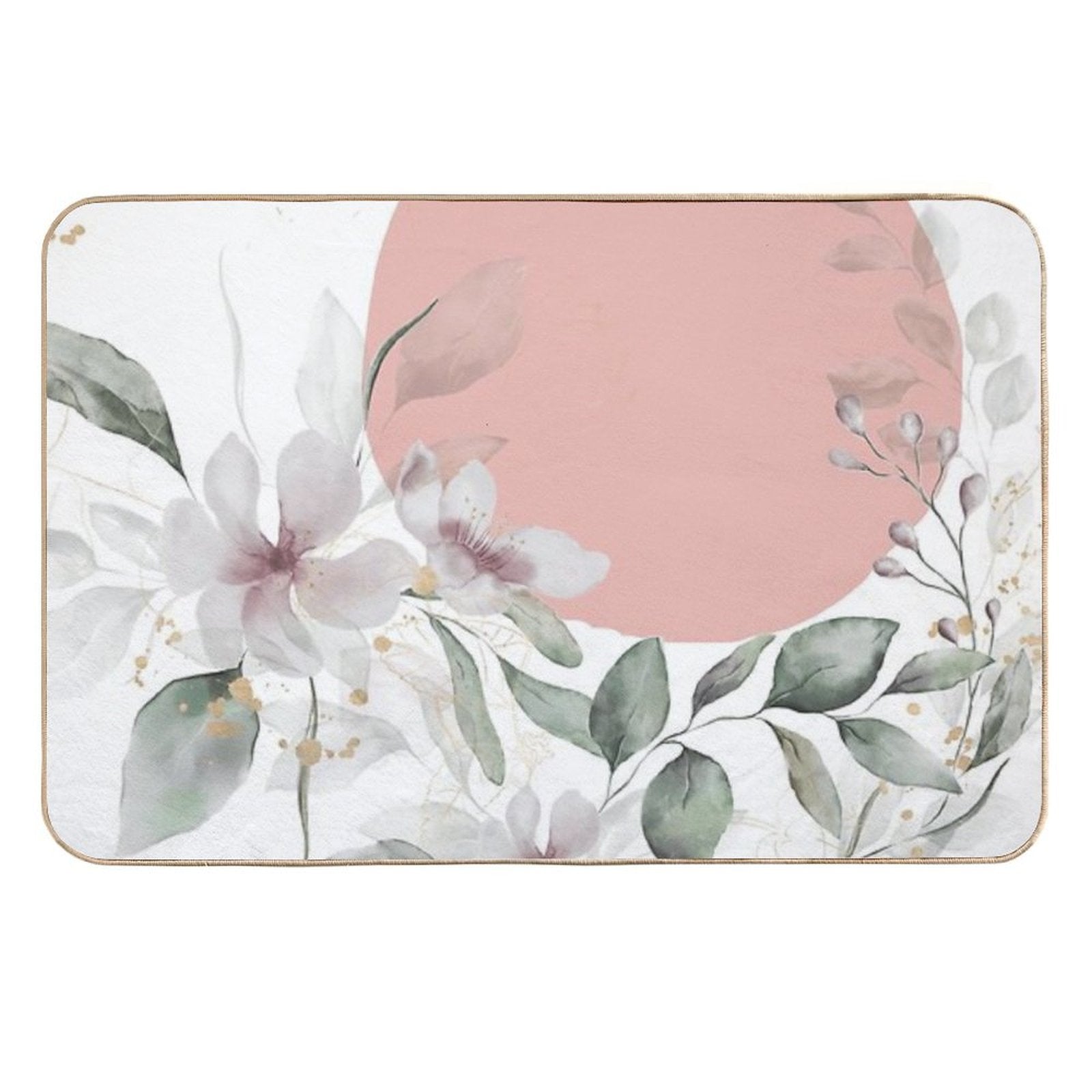 Romantic Flowers  Long-Lasting Bath Mat