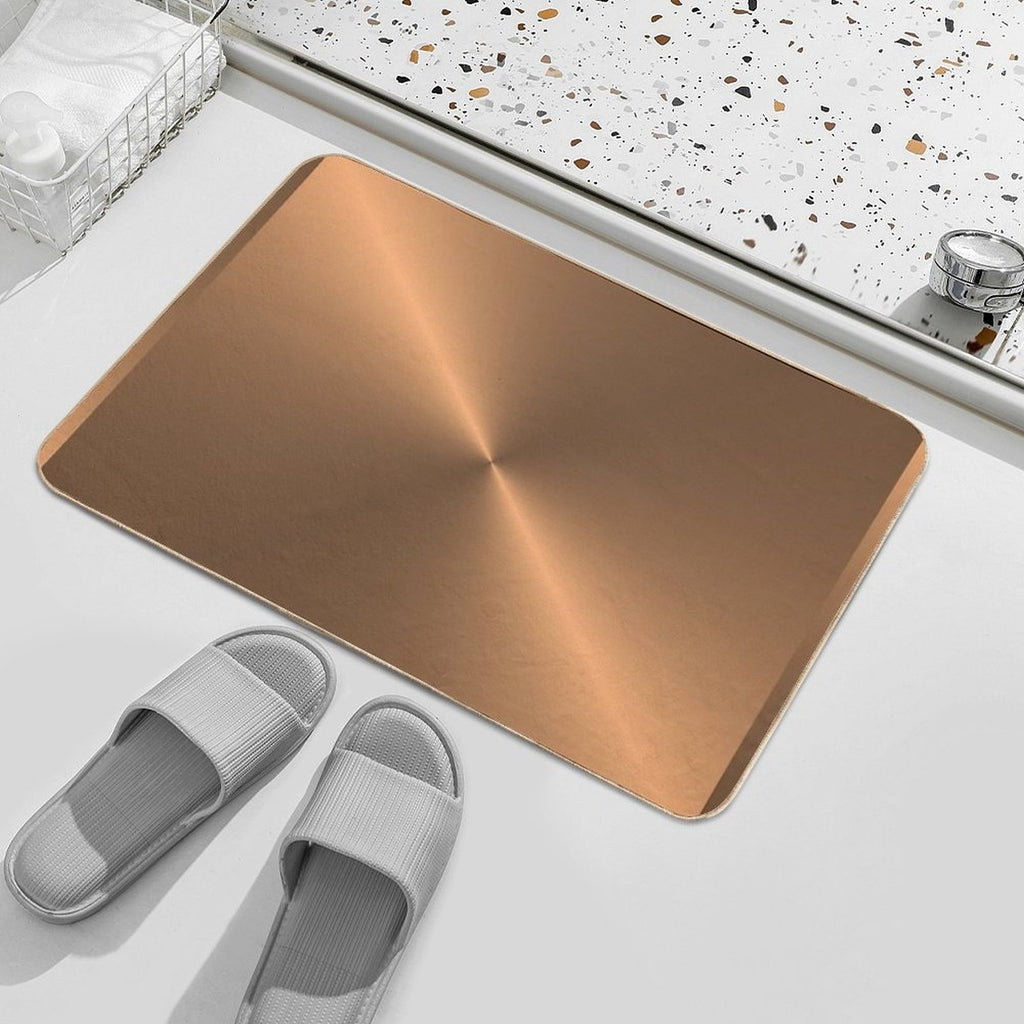 Brushed Copper Illustration  Stain-Proof Bath Mat