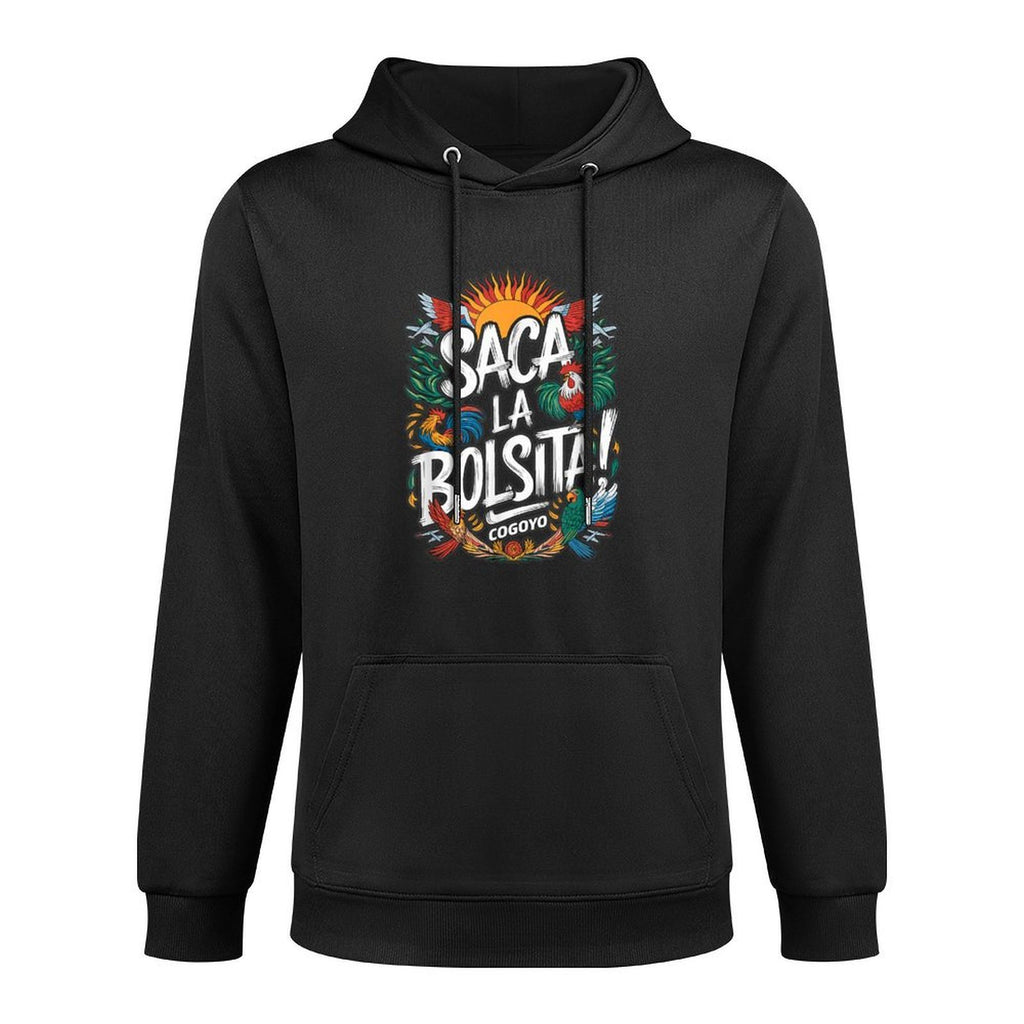 Saca La Bolsita, Funny Mexican Memes Shape Retention Hoodie
