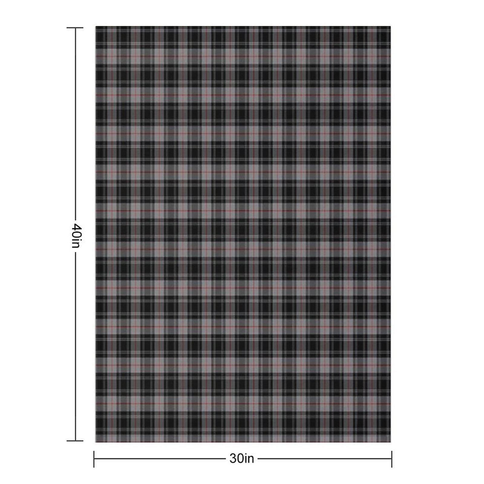 Clan Moffat Tartan Plush Throw Blanket