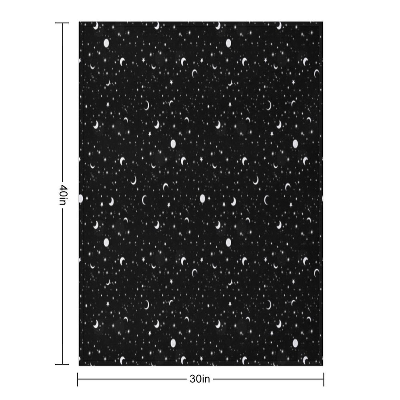 Black Universe Lightweight Throw Blanket