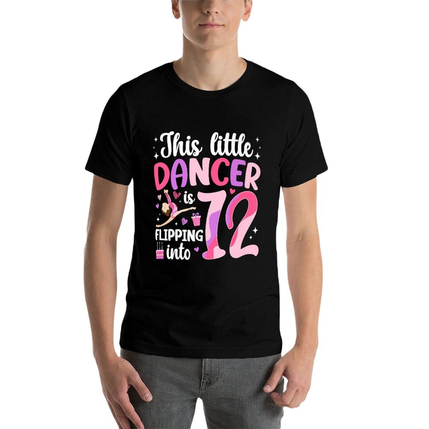 12th Birthday Dance Girl Twelve Year Old Dancer Birthday Premium Comfortable T-Shirt
