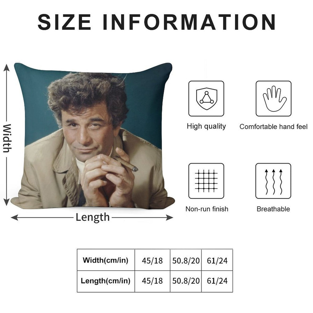 Columbo Soft Bedroom Essential Throw Pillow