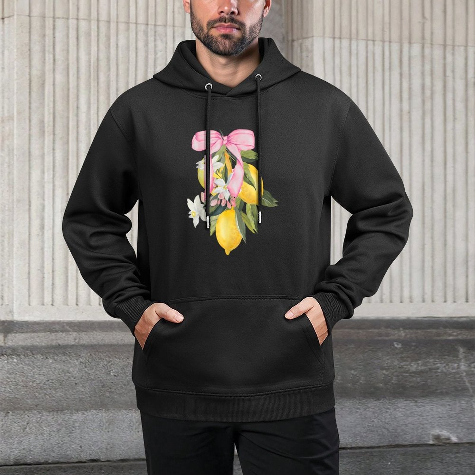 Vintage Fruit Lemon Coquette Cottagecore Botanical Summer Versatile Streetwear Hoodie