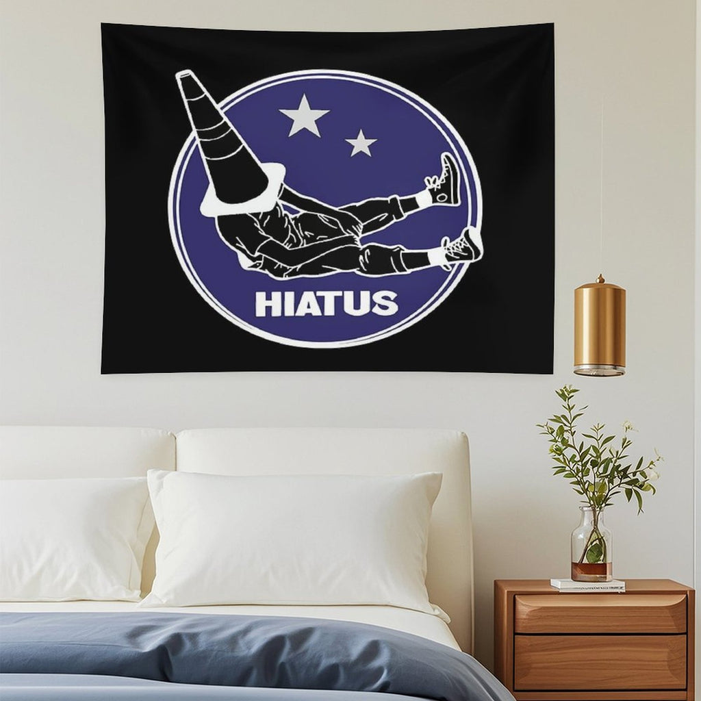 Cone Face Hiatus Logo Tapestry