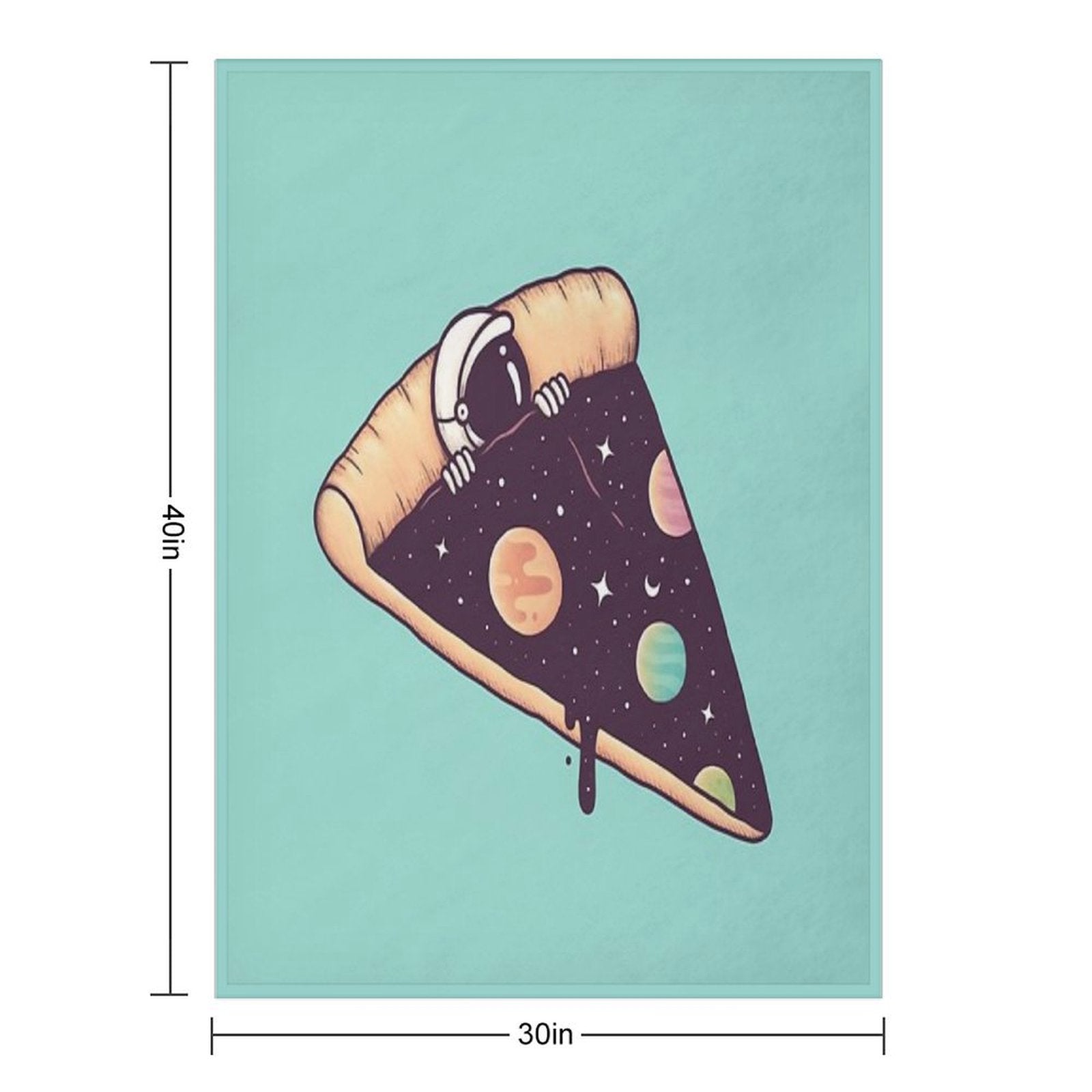 Galactic Deliciousness Eco-conscious Throw Blanket
