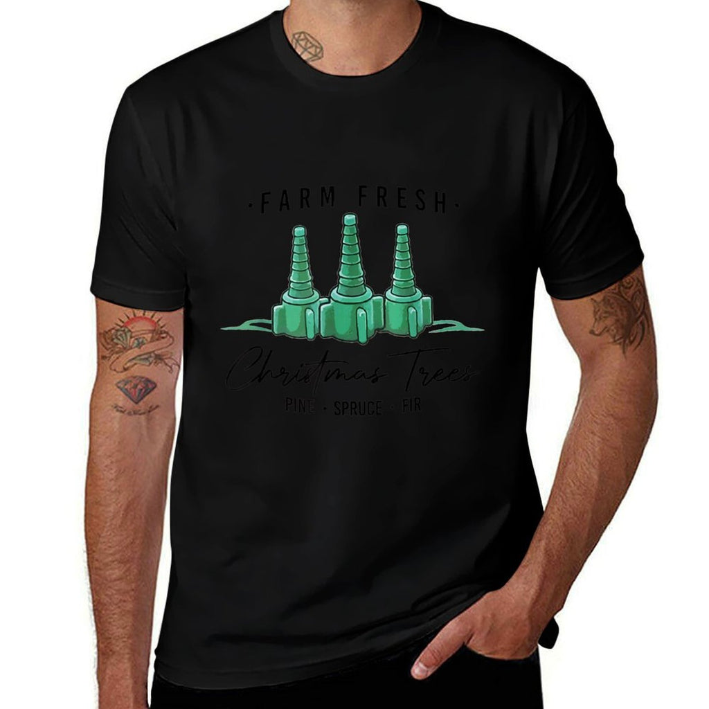 Respiratory Therapist Nurse Farm Fresh Christmas Trees  Easy-care T-Shirt