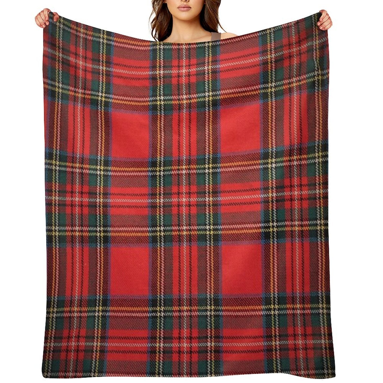 Royal Stewart Tartan Velvety-soft Throw Blanket