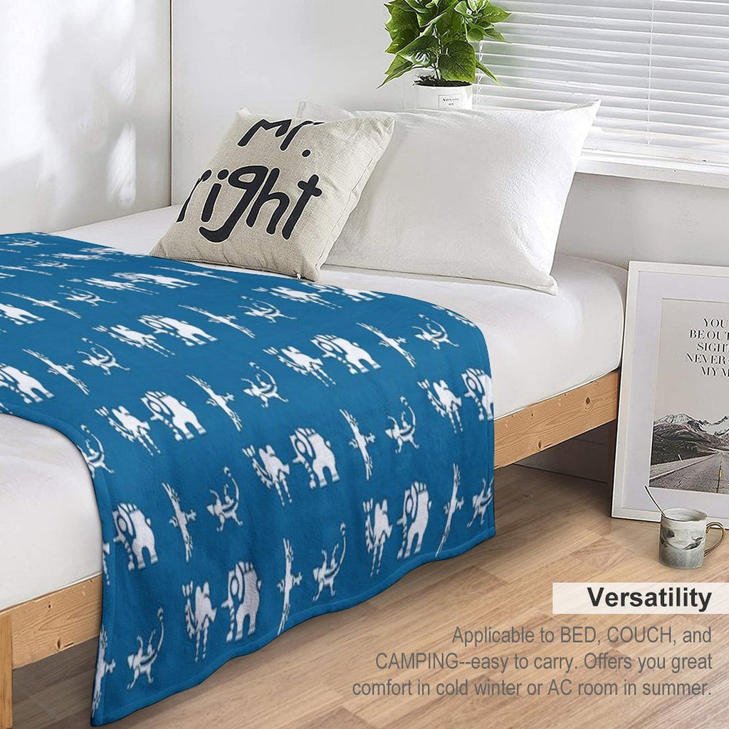 Divine Beasts Eco-conscious Throw Blanket