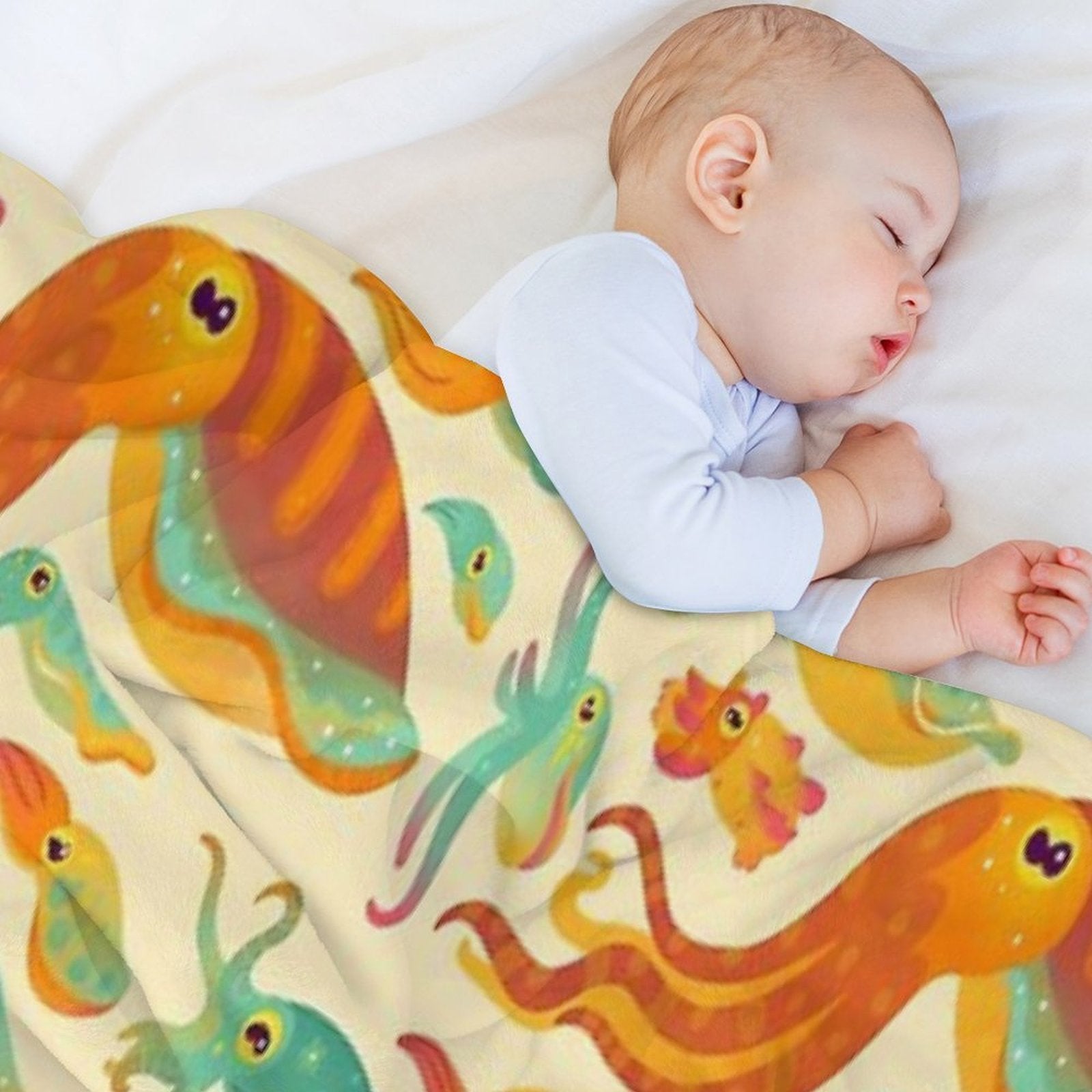 Cuttlefish Versatility Throw Blanket