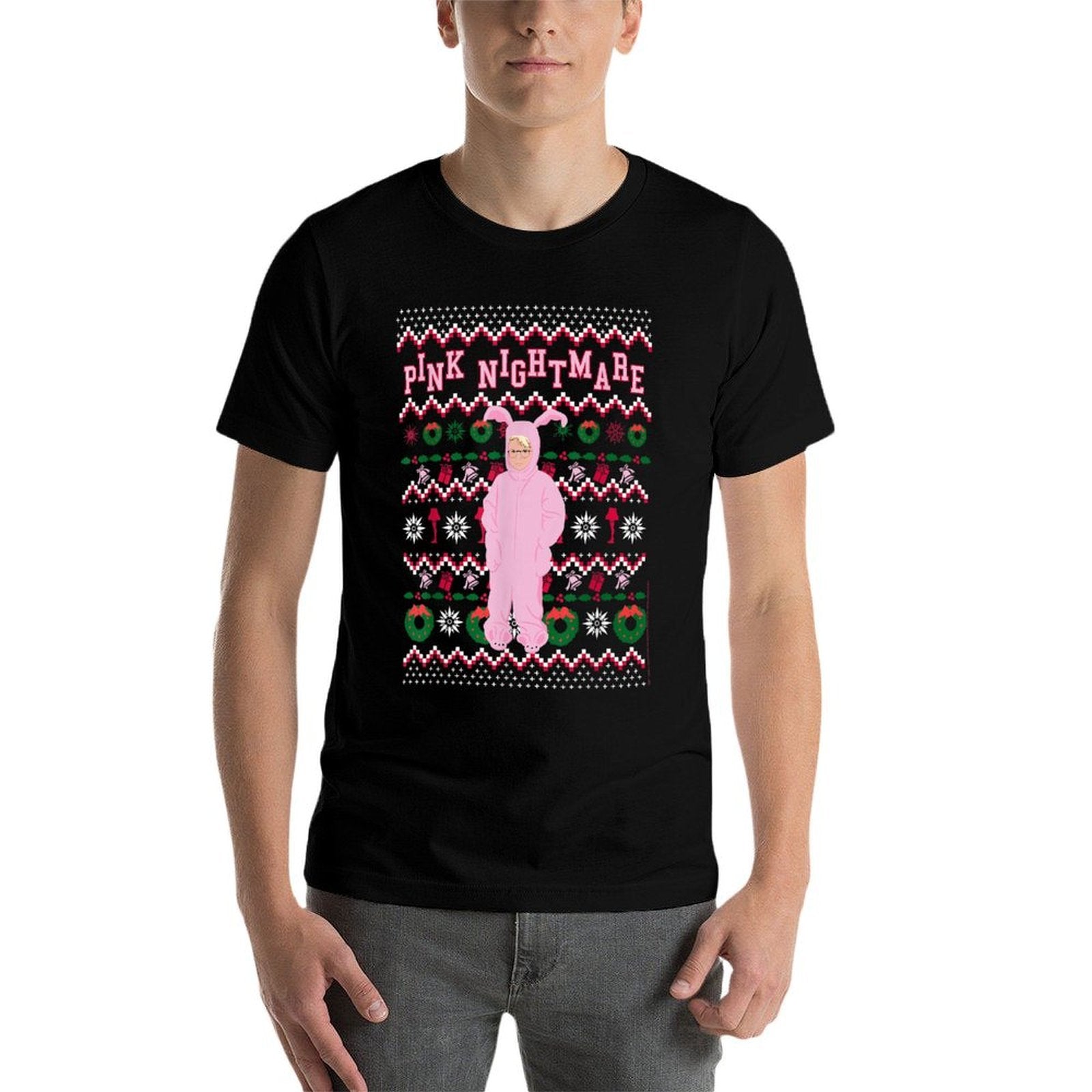 A Christmas Story Pink Nightmare Ugly Sweater  Vintage-inspired T-Shirt