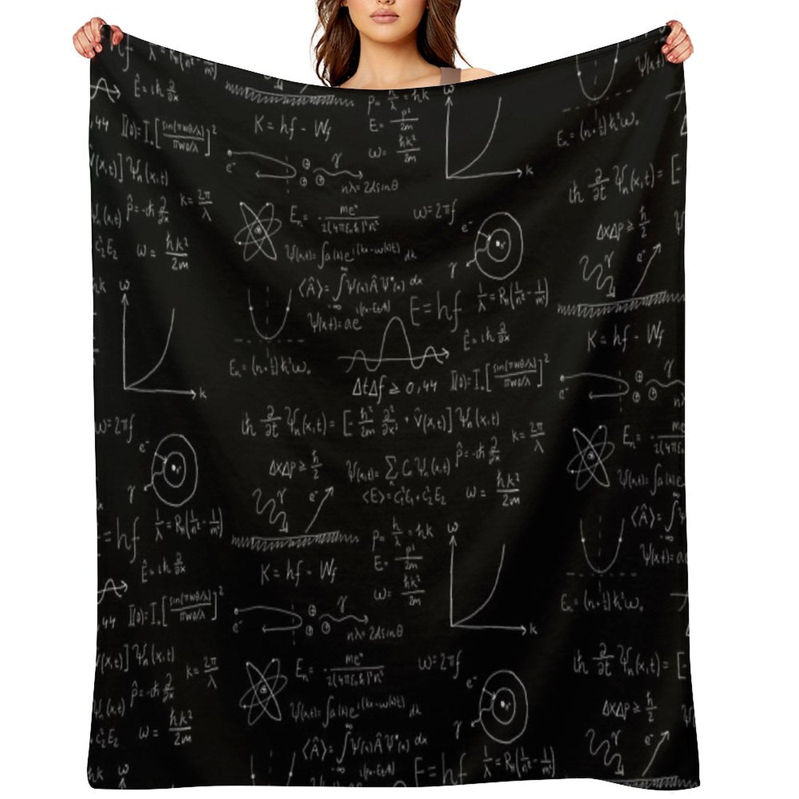 Quantum Physics Gift-ready Throw Blanket