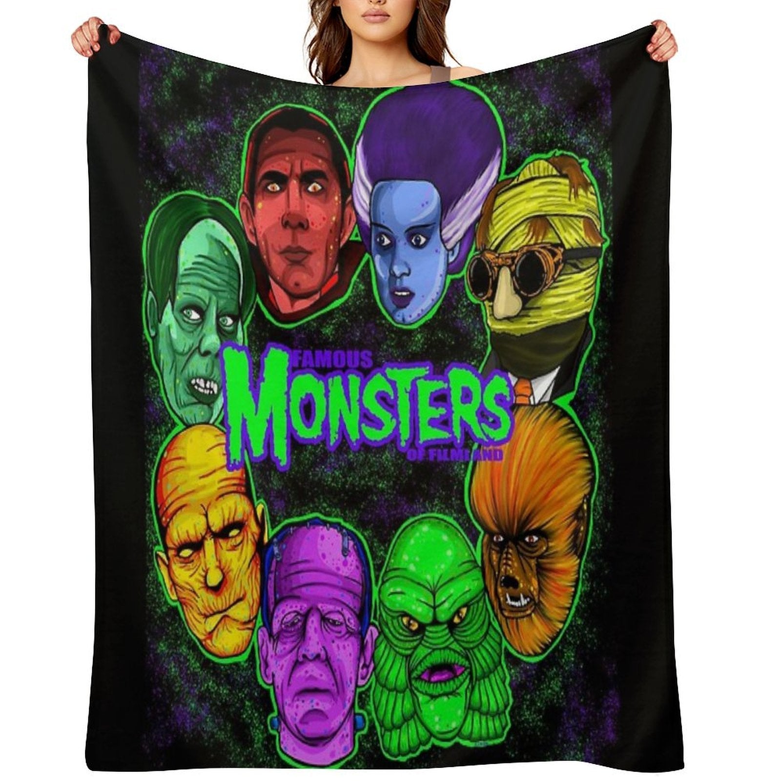Famous Monsters of Filmland Comfort Throw Blanket
