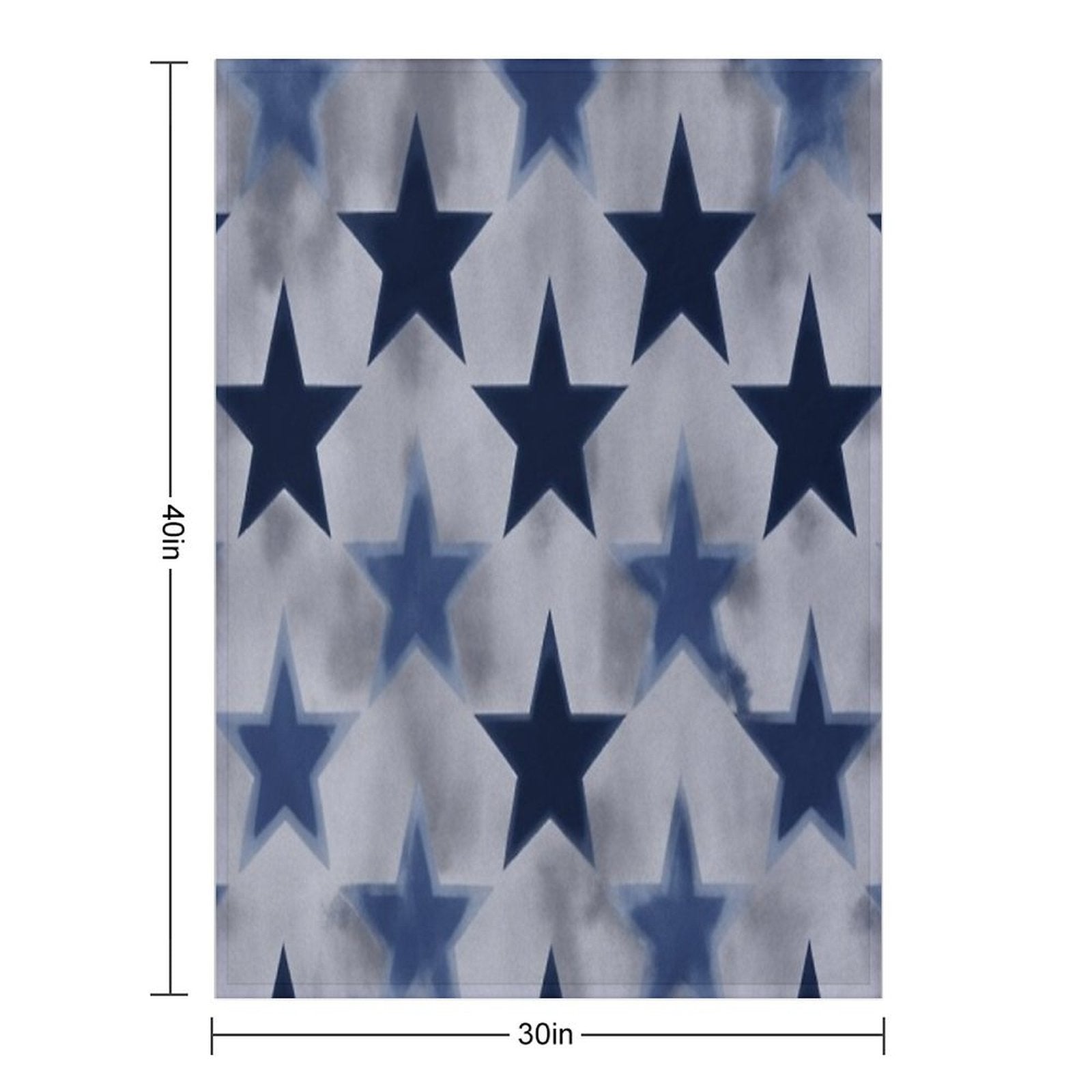 Star Pattern Machine-washable Throw Blanket